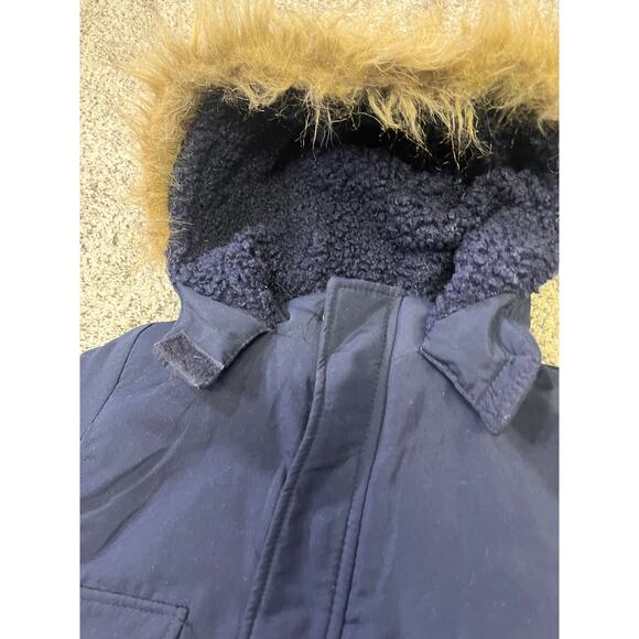 🌟3 for $35🌟 Tahari Boys Navy Parka Winter Coat, Navy Jacket Size 4T‎ Hooded - Picture 5 of 12
